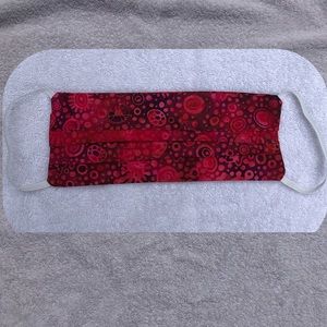 Raspberry Batik Face Mask